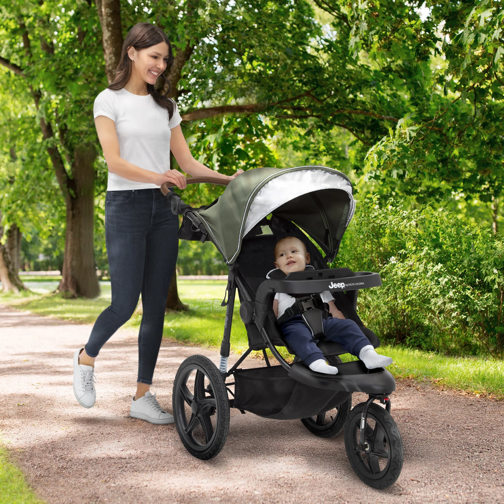 Jeep Turboglyde Jogging Stroller by Delta Children, Black