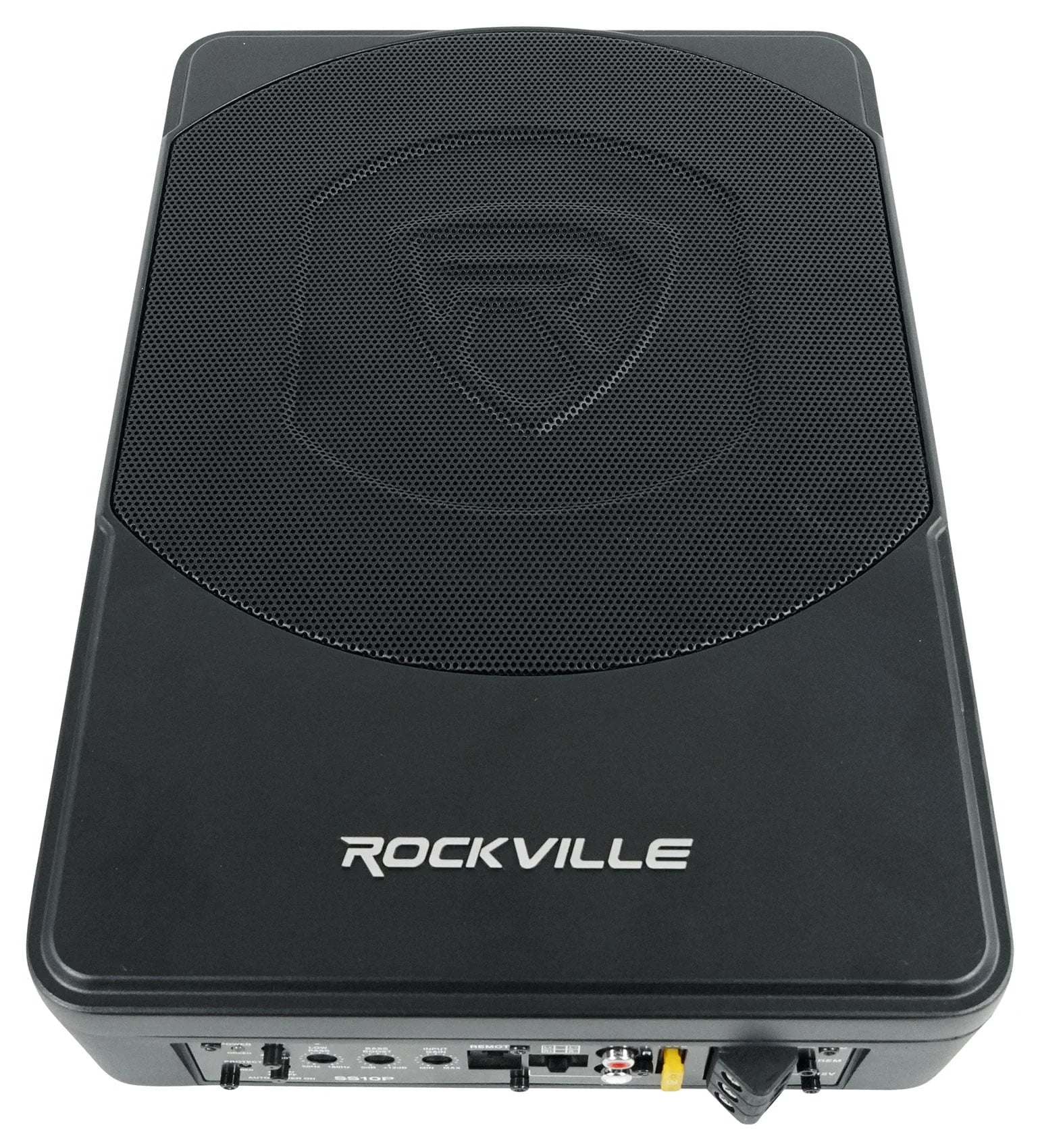 Rockville SS10P 10" 800w Slim Under - Seat Powered Car/Truck Subwoofer Sub+Amp Kit