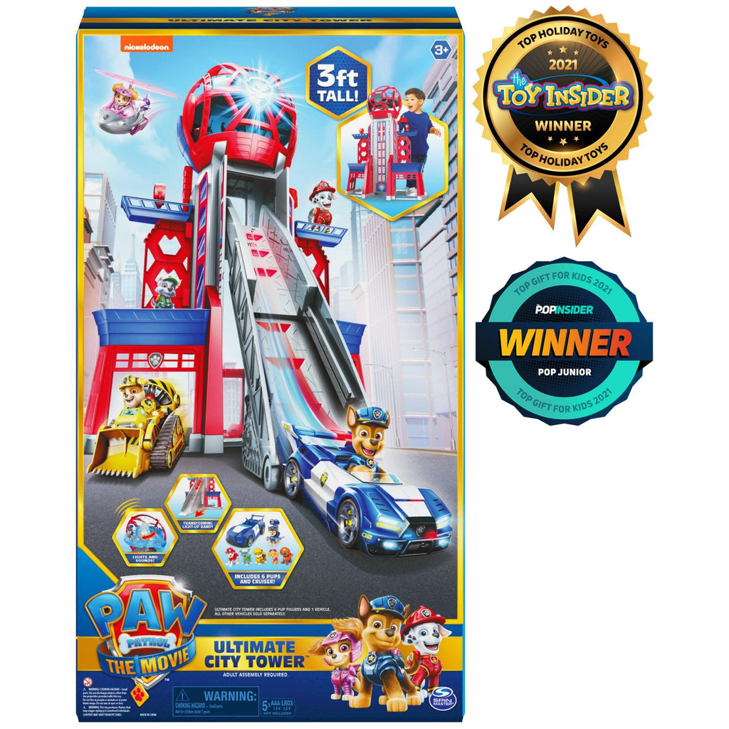 PAW Patrol. Transforming Ultimate City Movie Tower. for Ages 3 and up