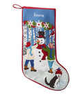 Christmas Needlepoint Stocking, Cotton Subject | L.L.Bean
