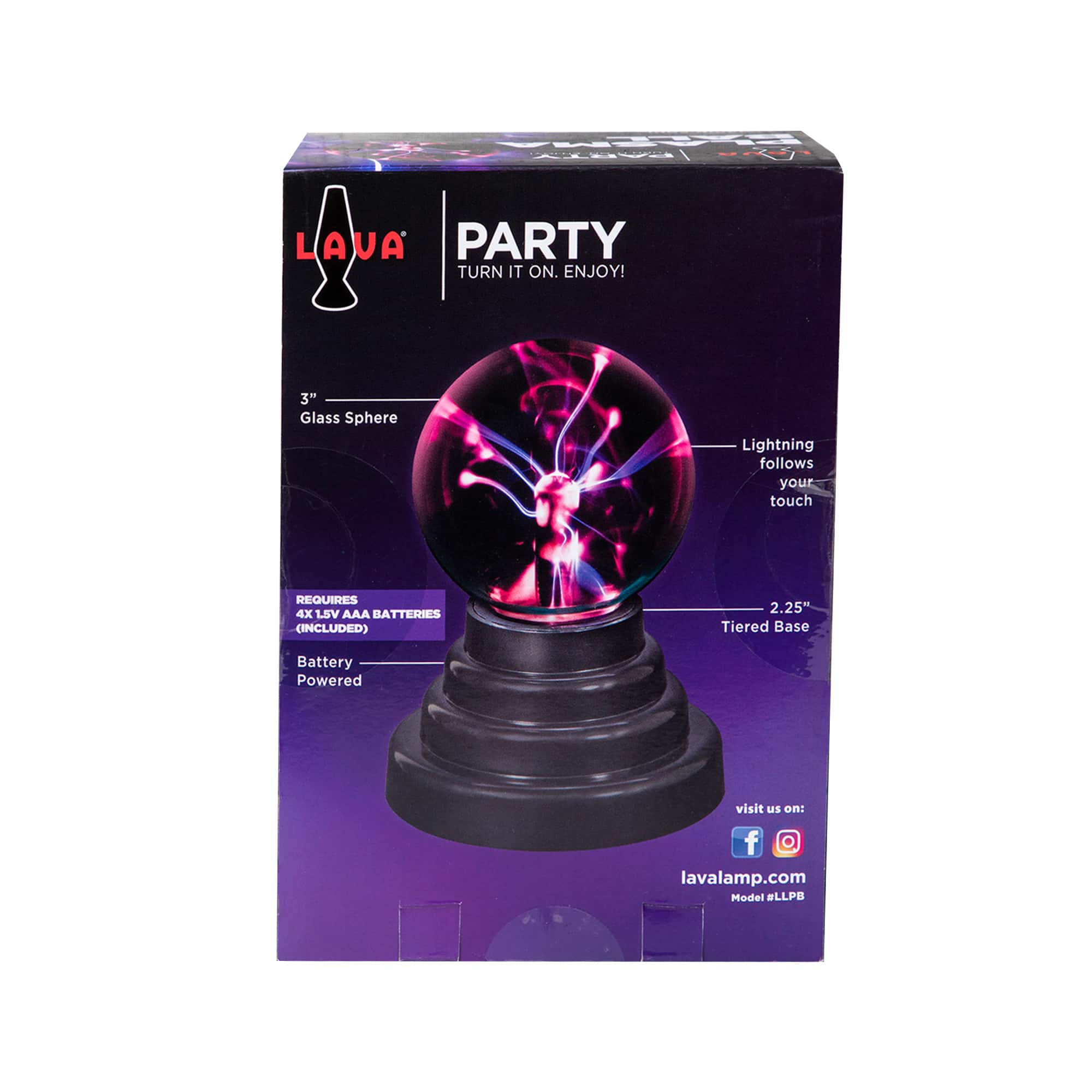 3'' LAVA Lamp Plasma Ball