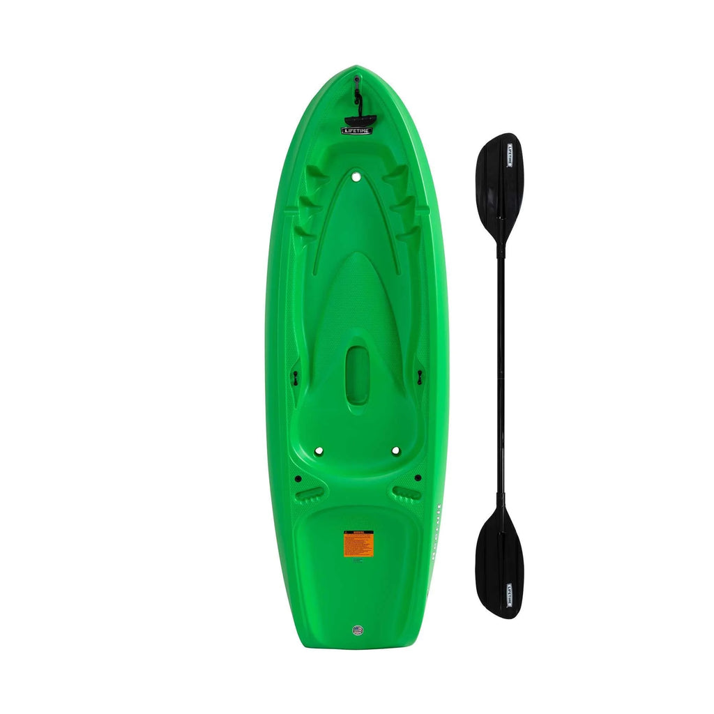 Lifetime Recruit 6.5 Ft Youth Sit - on - Top Kayak, Lime Green (90765)