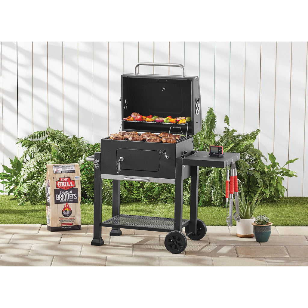 Expert Grill Heavy Duty 24 - Inch Charcoal Grill, Black