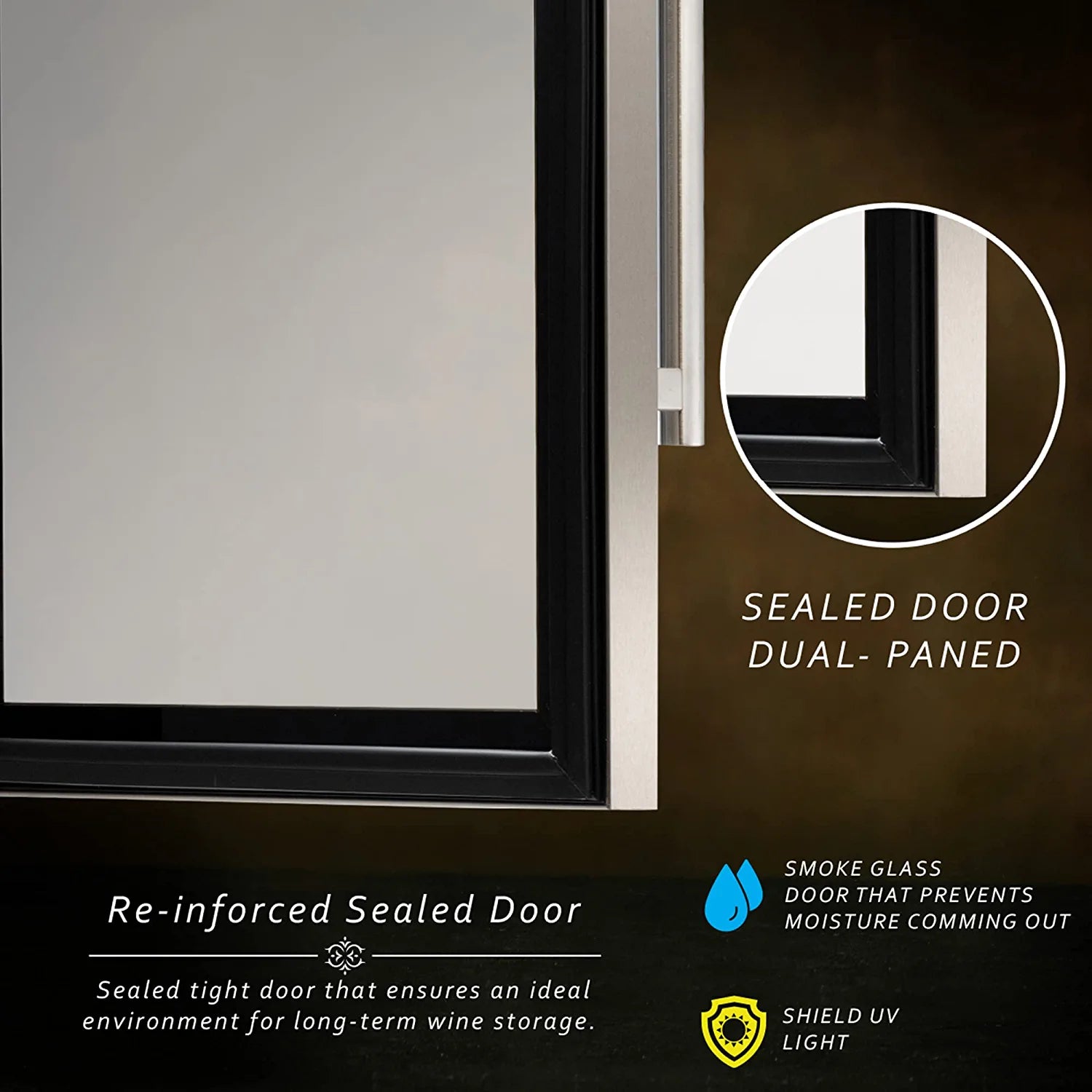 Nutrichef 33 Bottle Dual - Zone Refrigerator PKCWCDS335