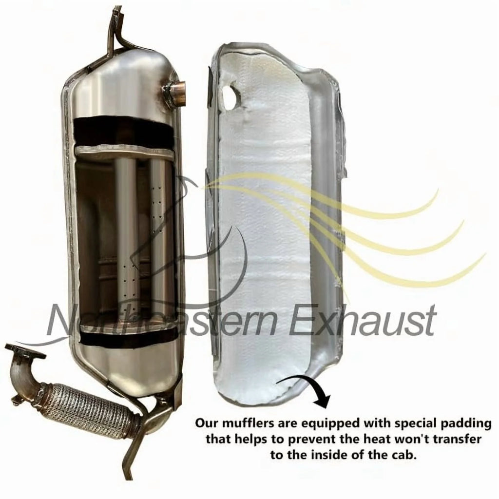 2008 - 2015 Smart Fortwo 1.0 L Exhaust Rear Muffler - Direct Fit