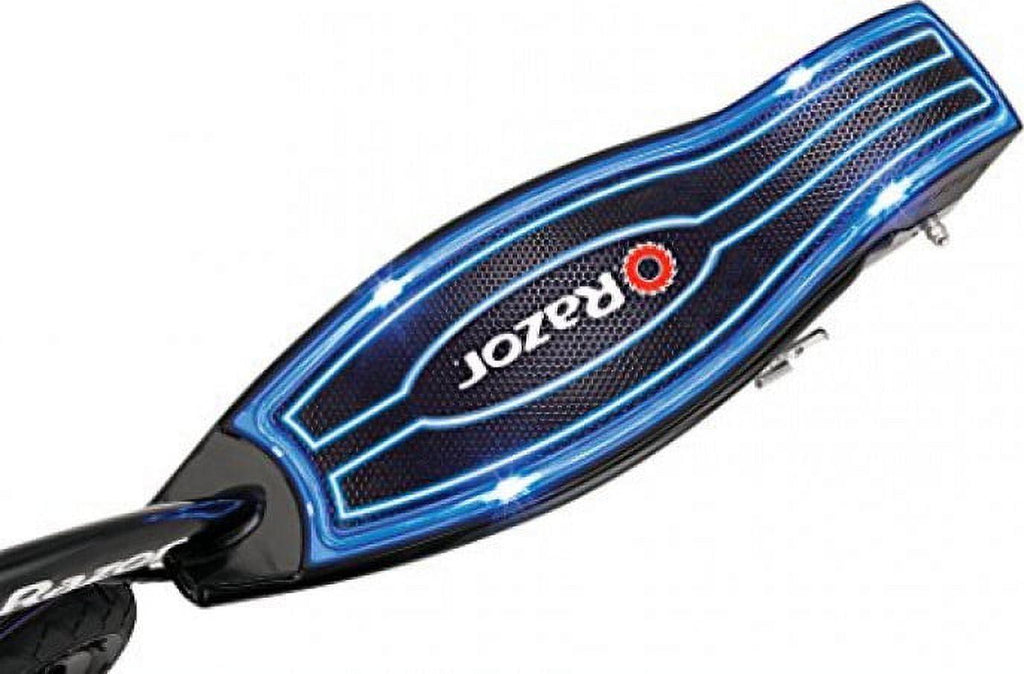 Razor E100 Glow Light - up Electric Scooter. up to 10 Mph. Air - Filled Front Tire. for Child Ages 8+
