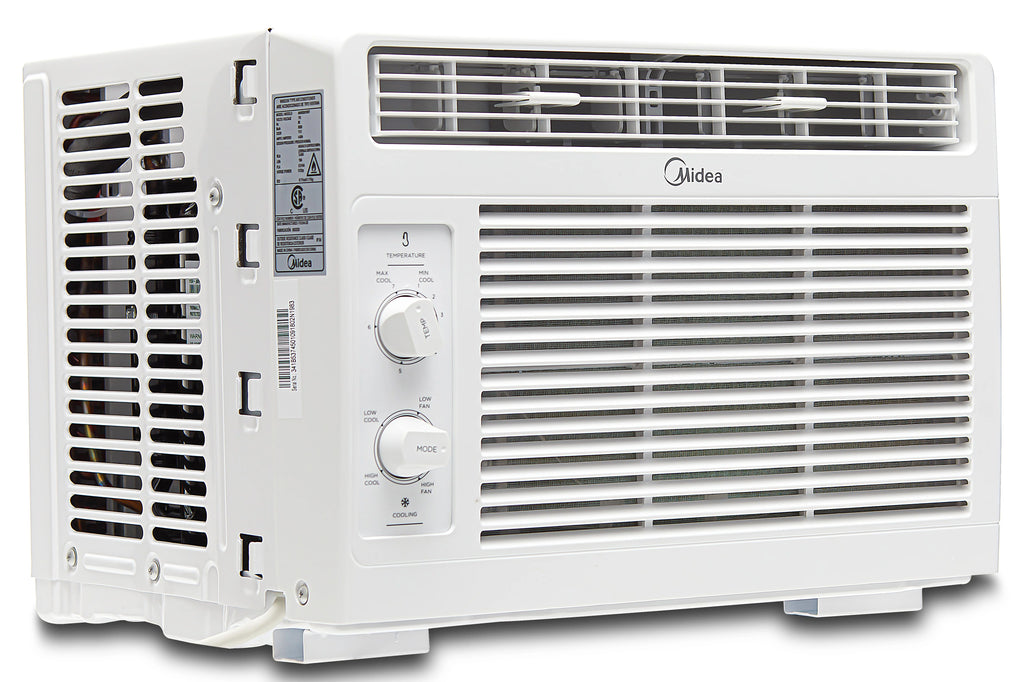 Midea 5, 000 BTU 150 Sq Ft Mechanical Window Air Conditioner, White, MAW05M1WWT, New