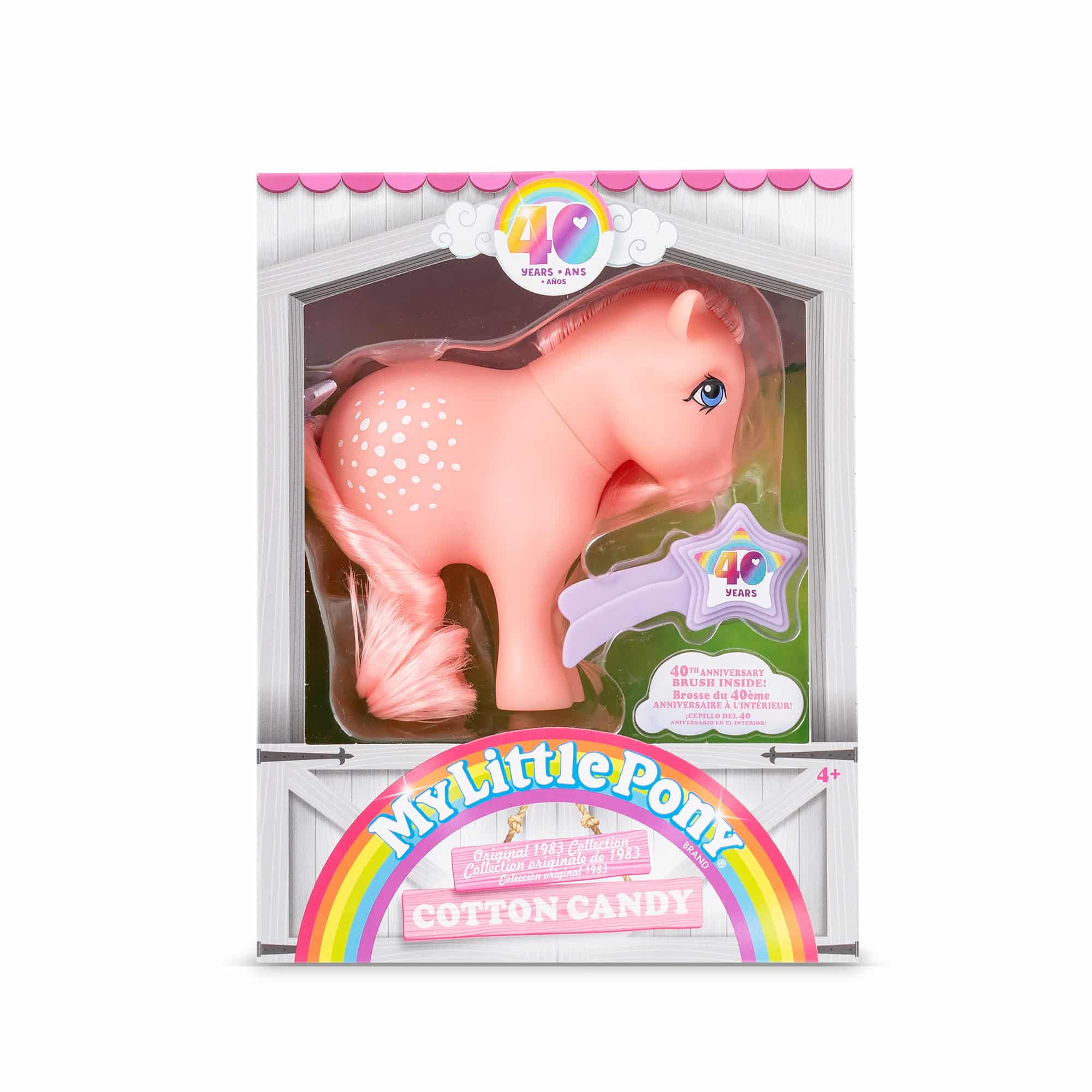 My Little Pony Classic 4" Collectible 40th Anniversary Ponies