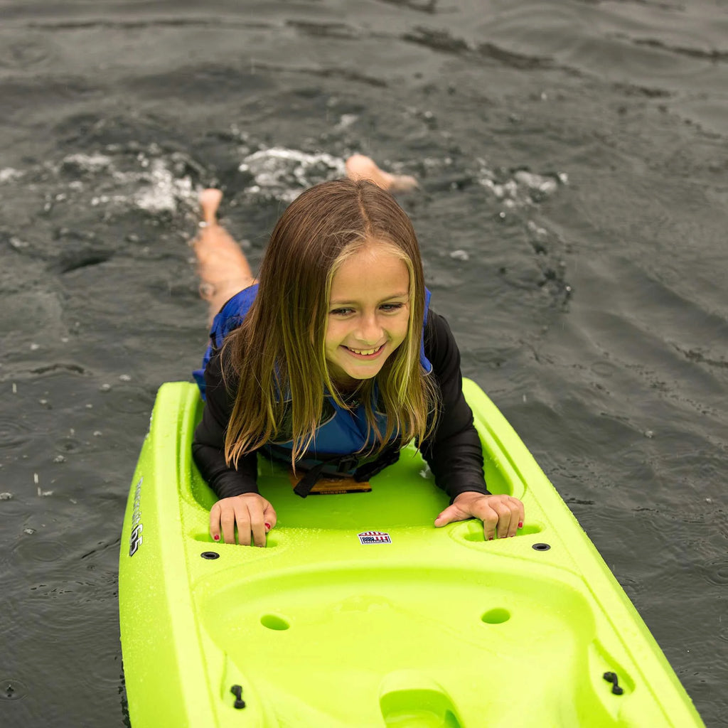 Lifetime Recruit 6.5 Ft Youth Sit - on - Top Kayak, Lime Green (90765)