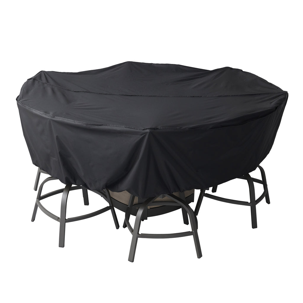 Agio Nicolet 7 - Piece Fire Outdoor Patio High Dining Set