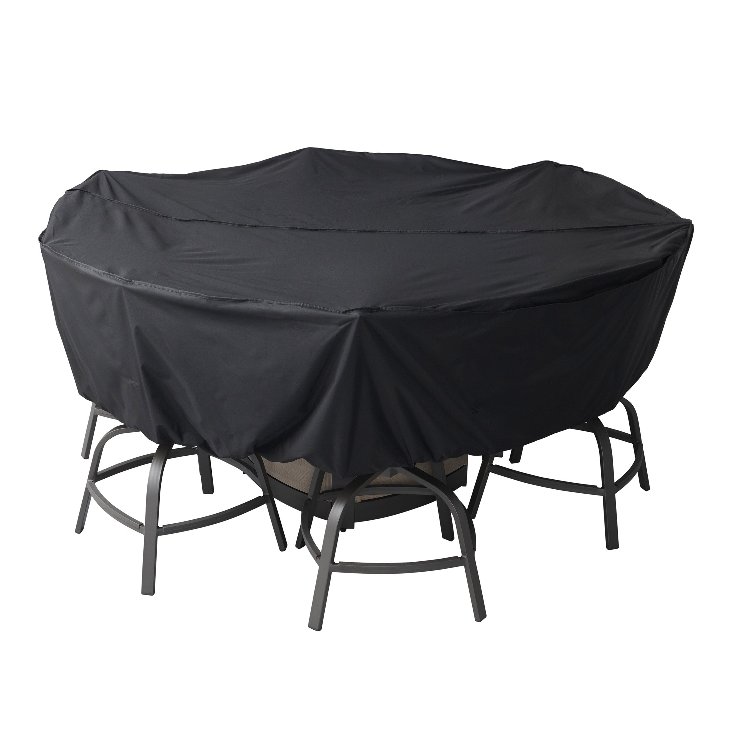 Agio Nicolet 7 - Piece Fire Outdoor Patio High Dining Set