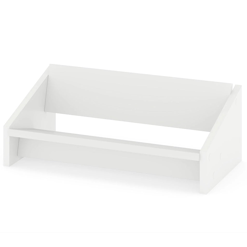 Tangkula Wooden Desktop Bookshelf | Tilting Bookcase Organizer for Magazines