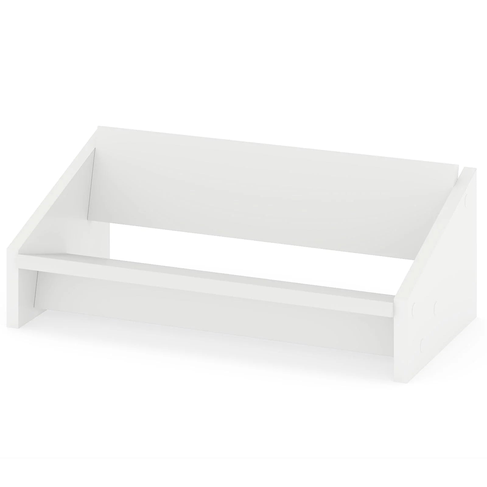 Tangkula Wooden Desktop Bookshelf | Tilting Bookcase Organizer for Magazines