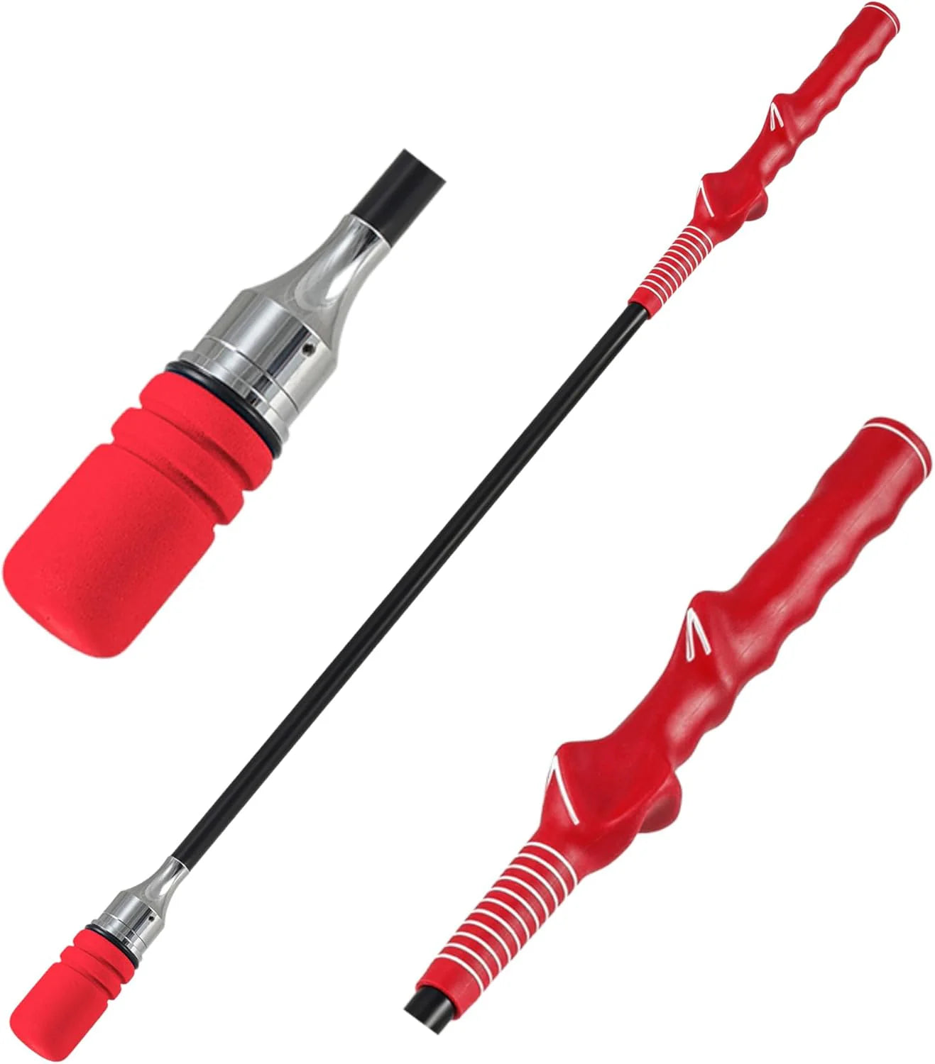 Tangkula Golf Swing Trainer | Click Stick Swing Training Aid for Speed Flexibility Balance Tempo & Strength