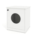 Tangkula 22 Inch Modern Hidden Cat Litter Box Furniture with Front Entry Door
