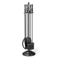 Tangkula 4 in 1 Indoor Outdoor Fire Place Set Tools with Poker