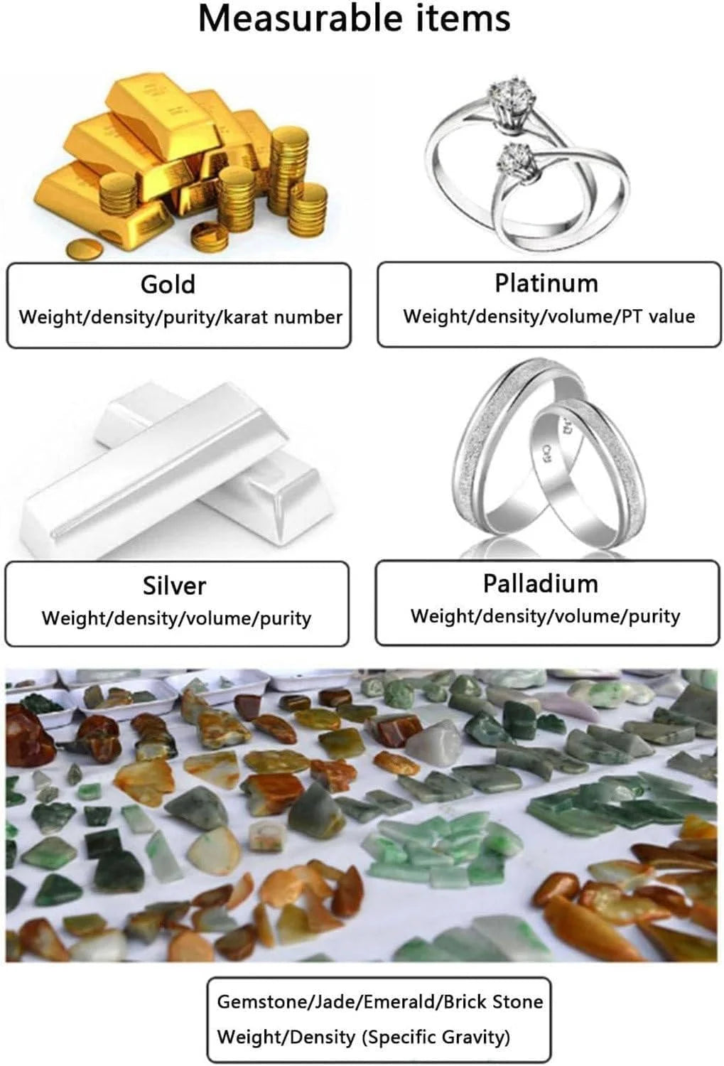 Digital Electronic Gold Purity Tester Analyser Precious Metal Purity Testing Machine for Jewelry Industry Bank Pawn Industry Gold Precious Metal Research Lab