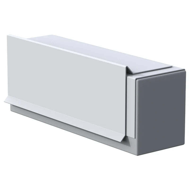 Flashco PVC Gravel Stop Flashing 2 in. x 3 in. - Gray