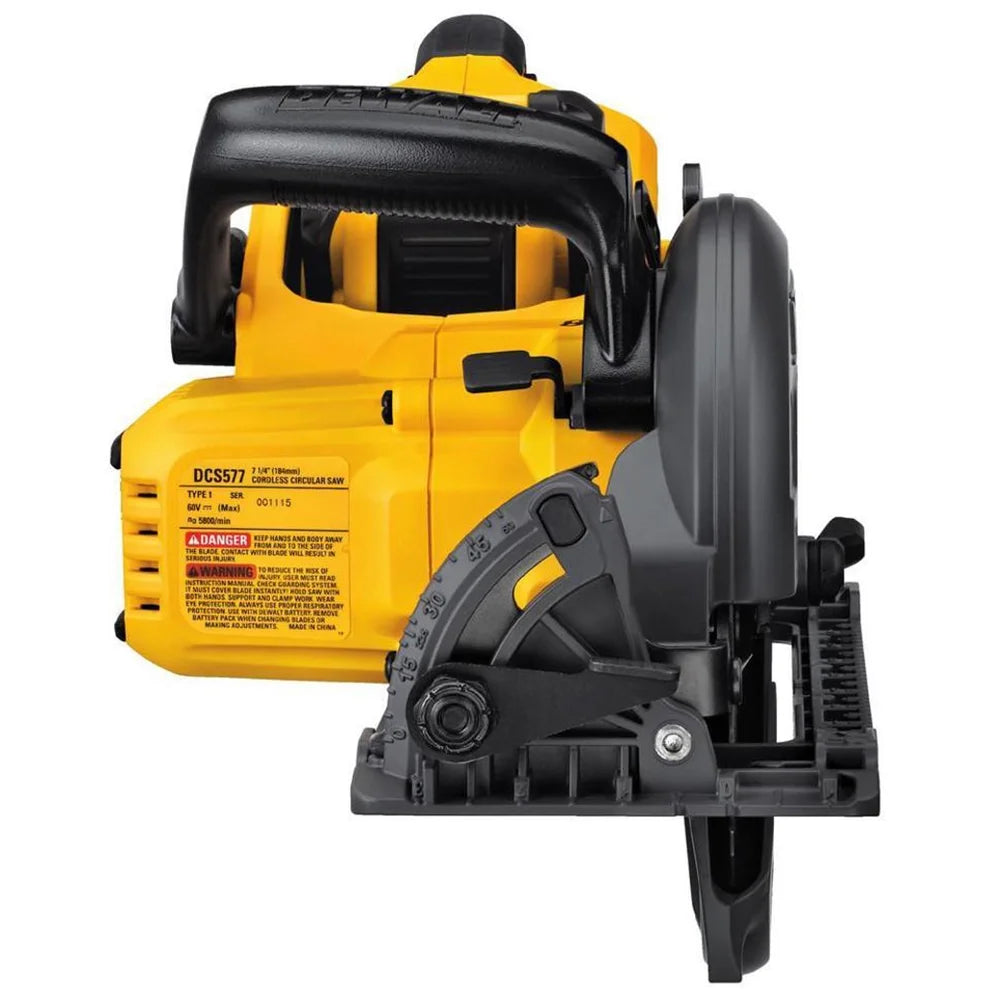 Dewalt Dcs577x1 Flexvolt 60v Max Li - Ion 7 - 1/4 in Cordless Wormdrive Circular Saw