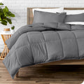 Bare Home Ultra-Soft Hypoallergenic Down Alternative Comforter Set, Size: Full/Queen, Grey