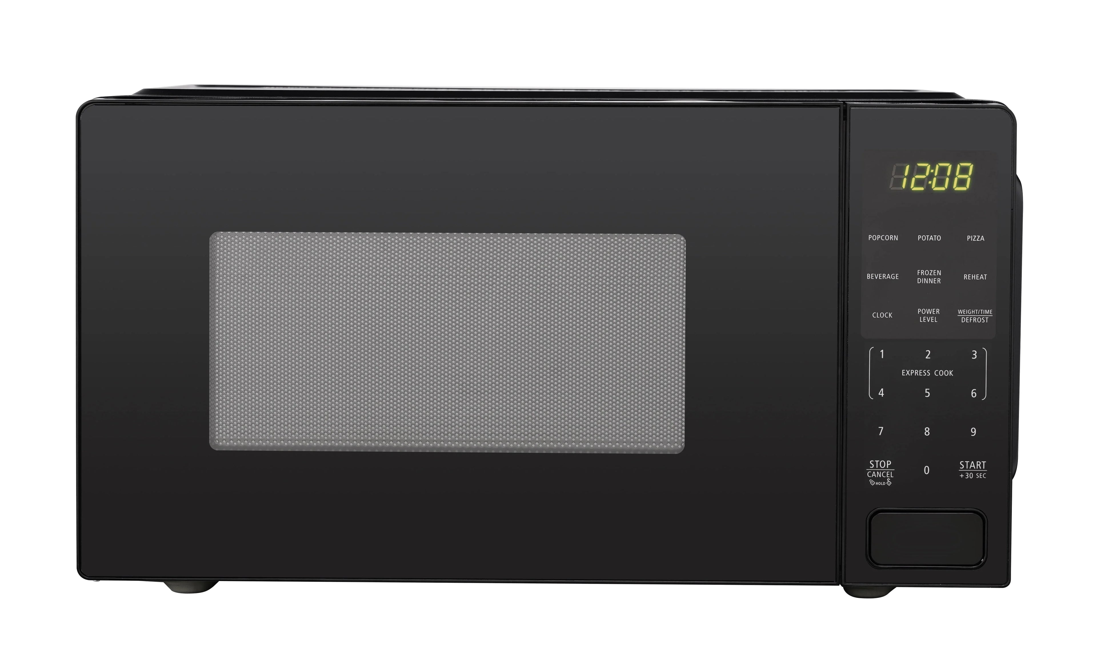 Mainstays 1.1 Cu. Ft. Countertop Microwave Oven, 1000 Watts, Black, New