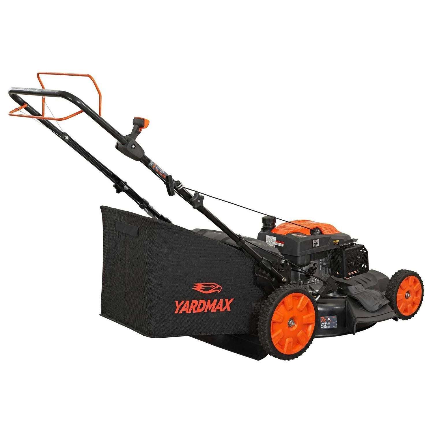 YG2860 22 201cc 3-in-1 Gas Self-Propelled Lawn Mower with CVT and High Wheels