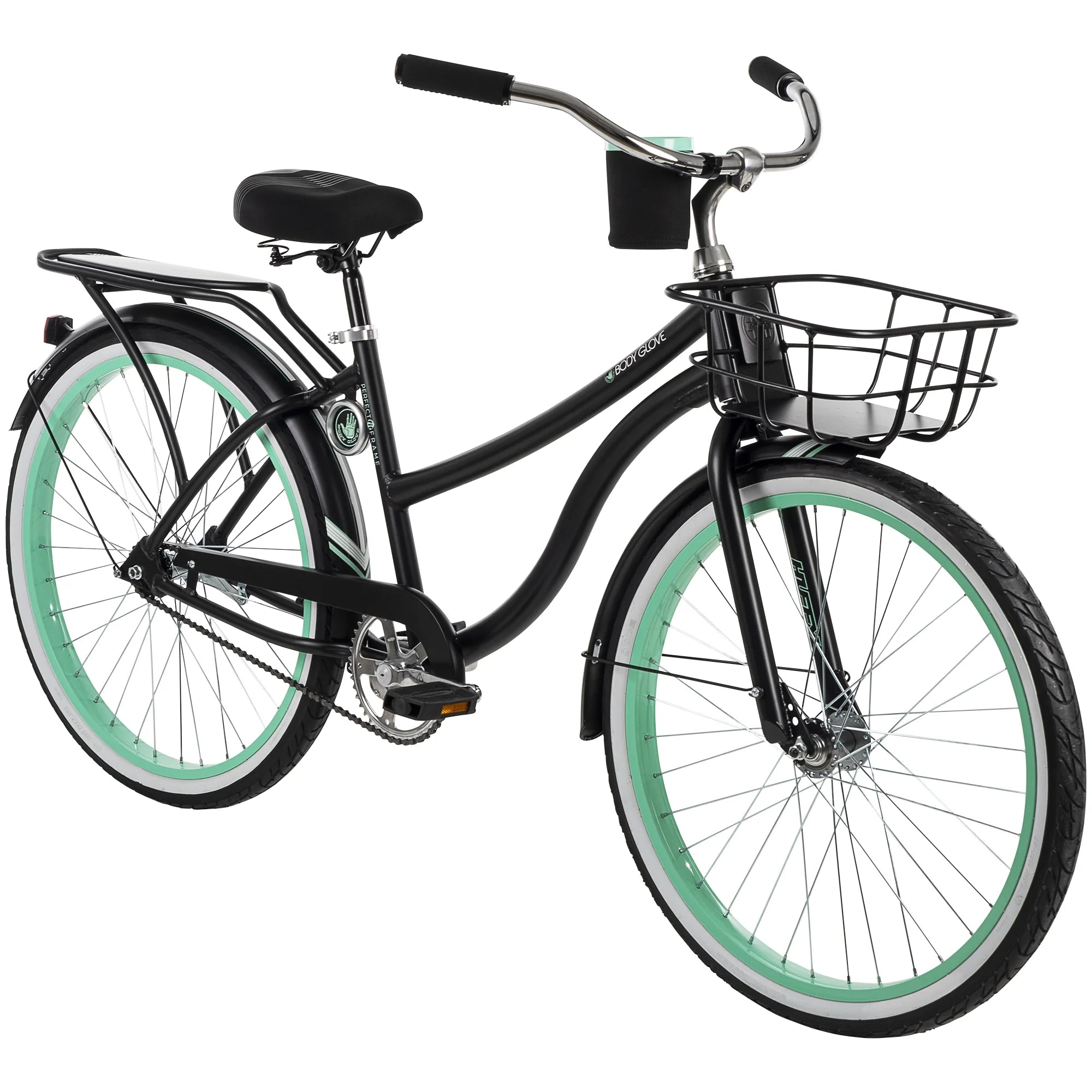 Glove 26 - Inch Aluminum Cruiser Bike for Women, Black, by Huffy