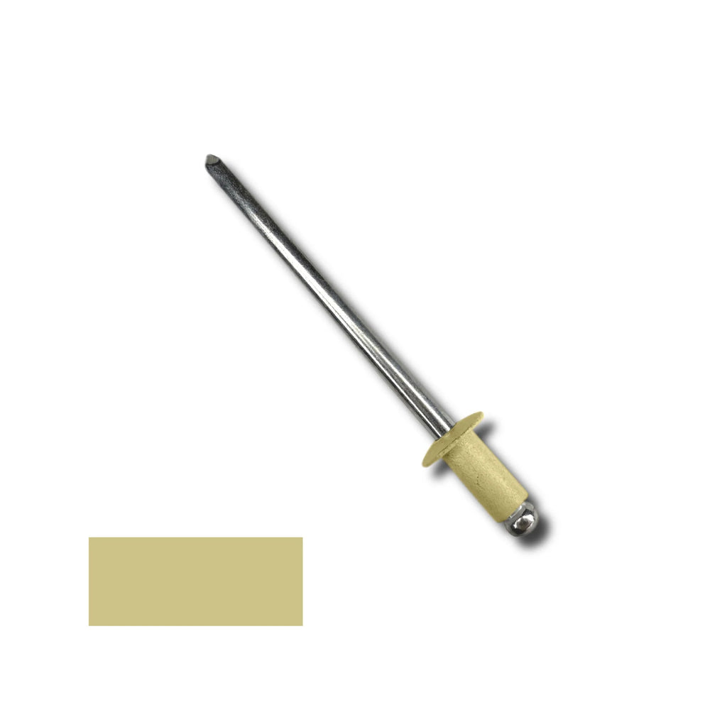 Scroo Rivet Aluminum #42D Blind Pop Rivets, Storm Gray #59, 1/8 in Dia x 1/4 in Body, 100-Pack (Bag)