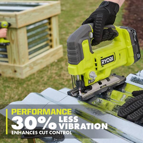 ONE+ 18V Cordless 2 - Tool Combo Kit with 5 1/2 In. Circular Saw and Jig Saw (Tools Only)