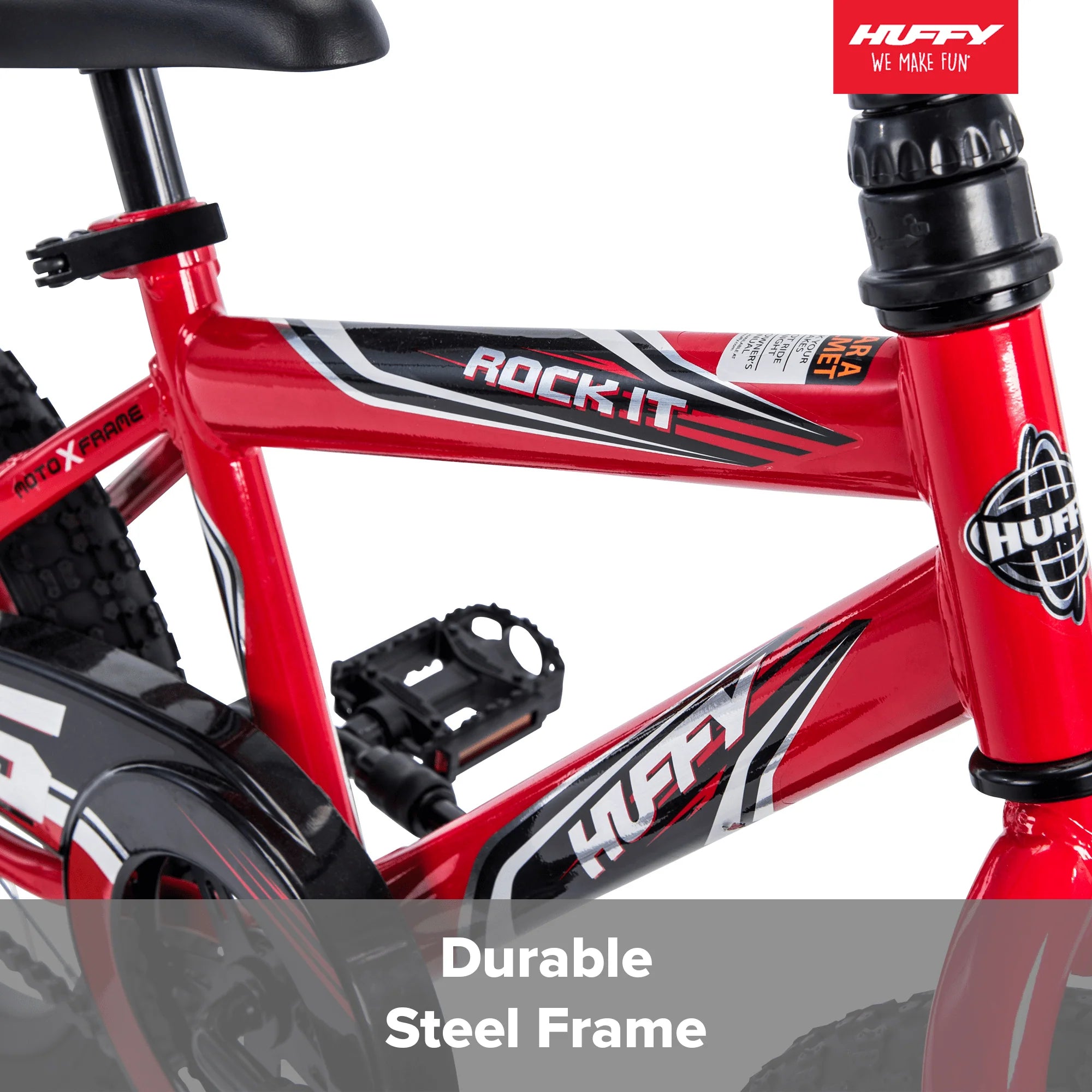 Huffy 16 In. Rock It Kids Bike for Boy Ages 4 and up, Child, Red
