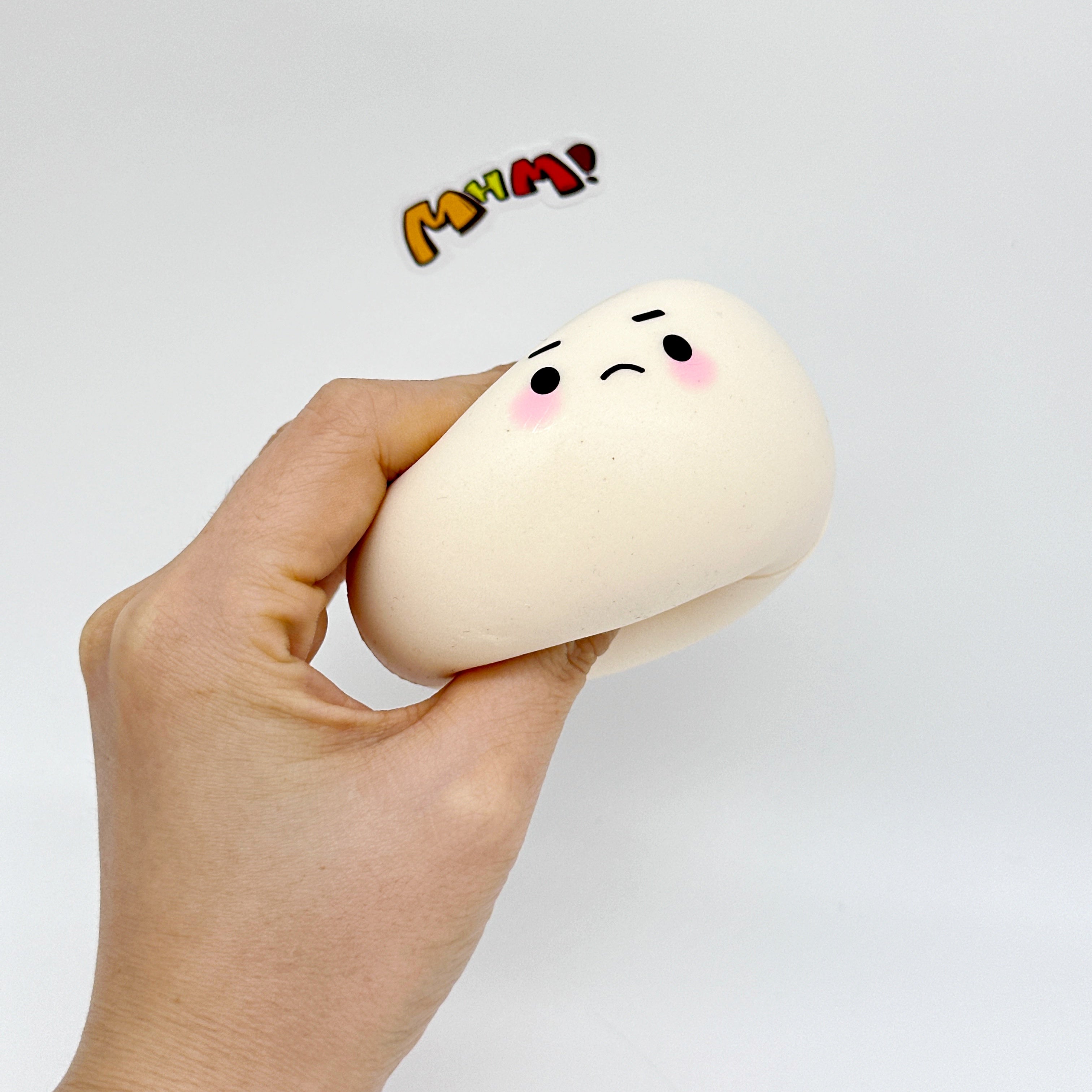 Boiled eggs and raw eggs, gently squish and have fun!