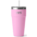 Yeti Rambler 26 oz Stackable Cup with Straw Lid - Power Pink