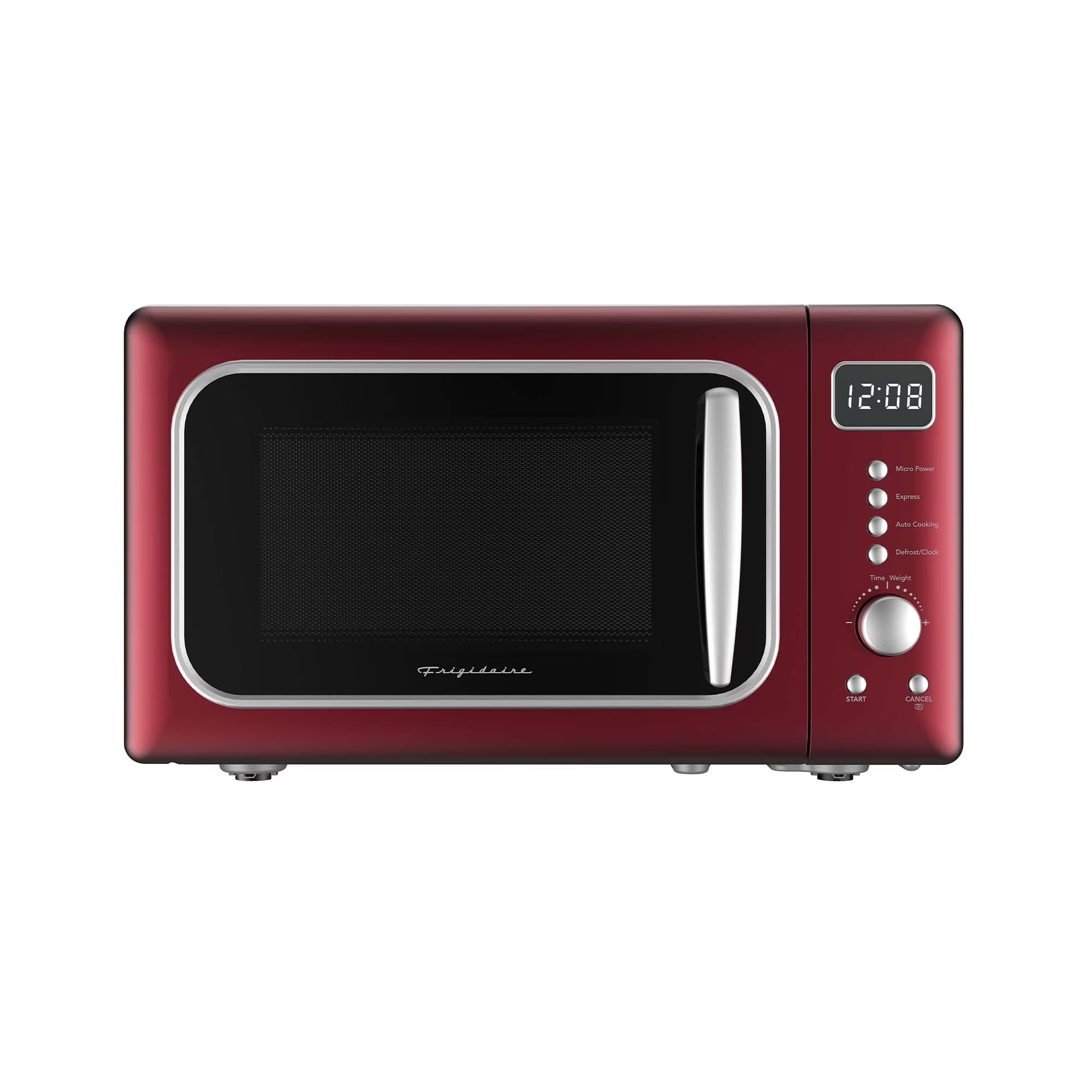 Frigidaire 0.7 Cu. Ft. Retro Countertop Microwave Oven, Black and Gold