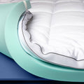 ViscoSoft 3 inch Pillow Top Memory Foam Mattress Topper Twin - Serene Lux Dual Layer Mattress Pad