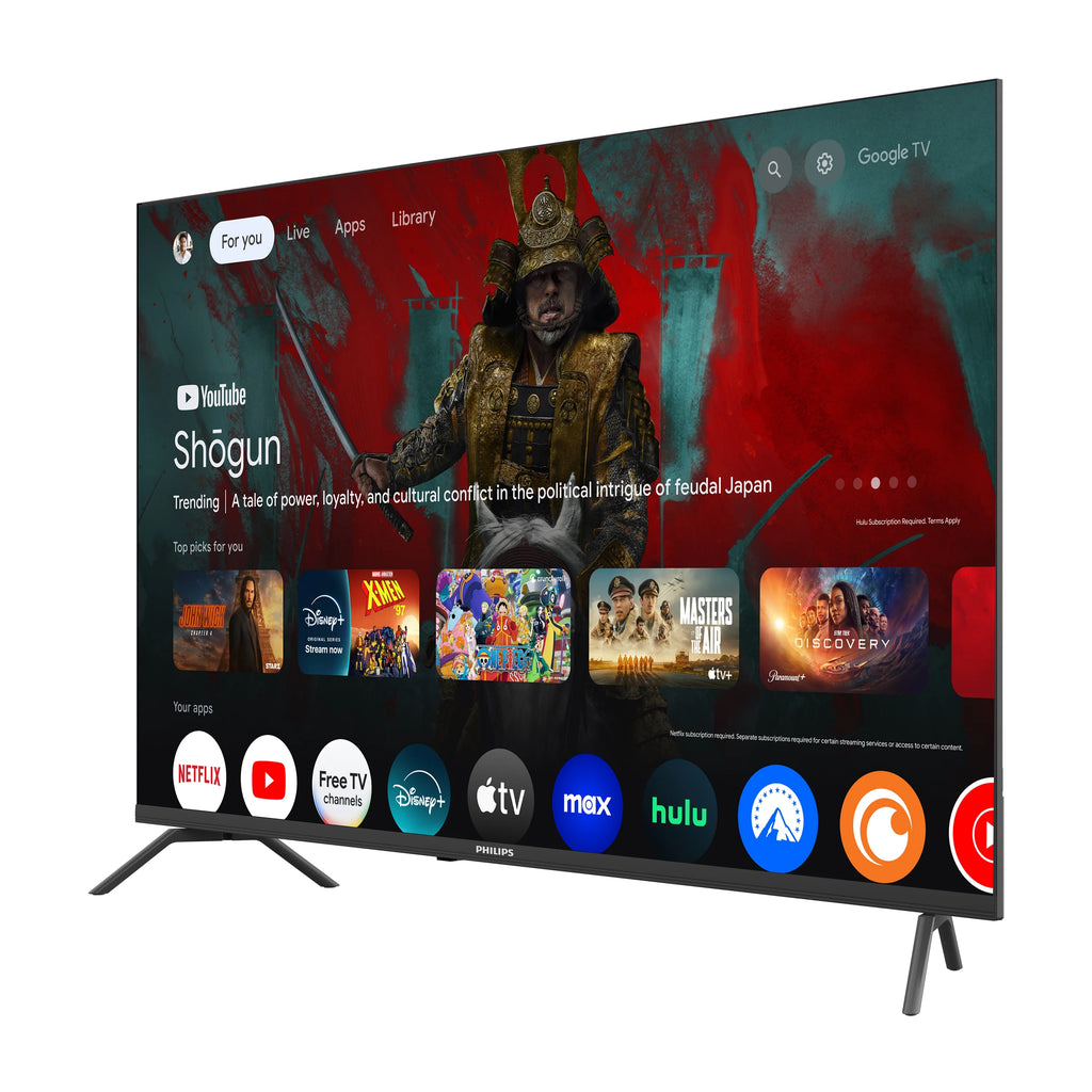 Philips 60 Class 4K Ultra HD (2160p) Google Smart LED TV (60PUL7555/F7)