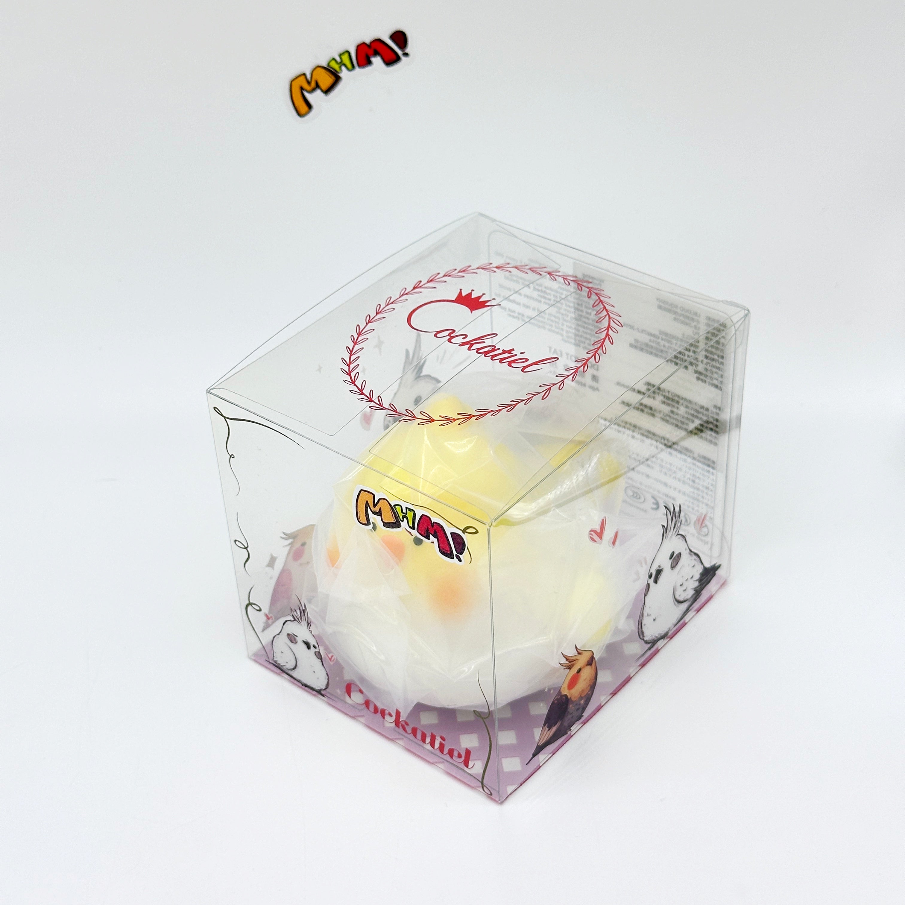 🐦 Cockatiel Squishy - Blue & Yellow Cute Parrot Slow Rising Stress Relief Toy