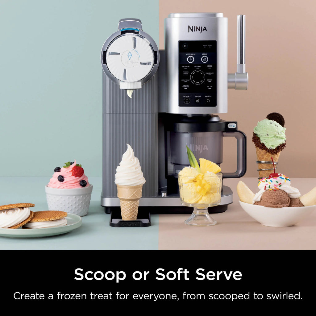 Ninja Swirl? by Creami? Soft Serve and Ice Cream Maker, 13 One - Touch Programs, NC701