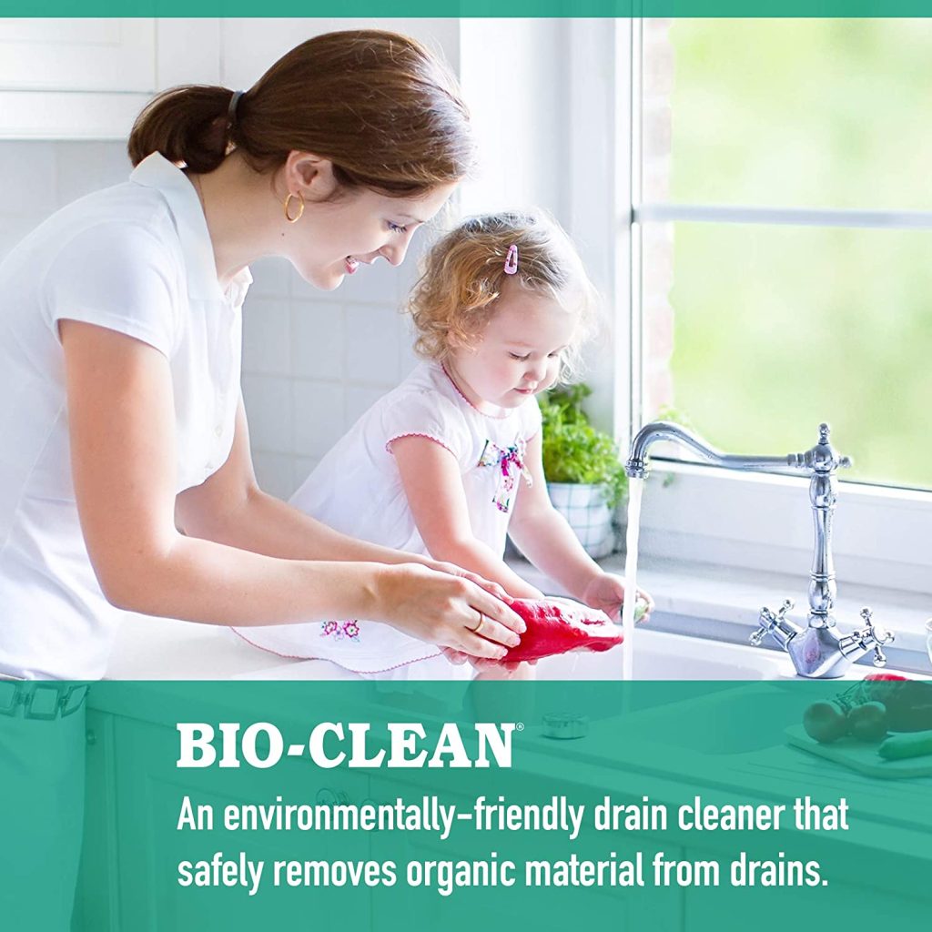 Bio-Clean Natural Drain Cleaner 2lb - Enzyme-Based, Eco-Friendly, 100 Treatments, Safe for Septic Tanks & Grease Traps
