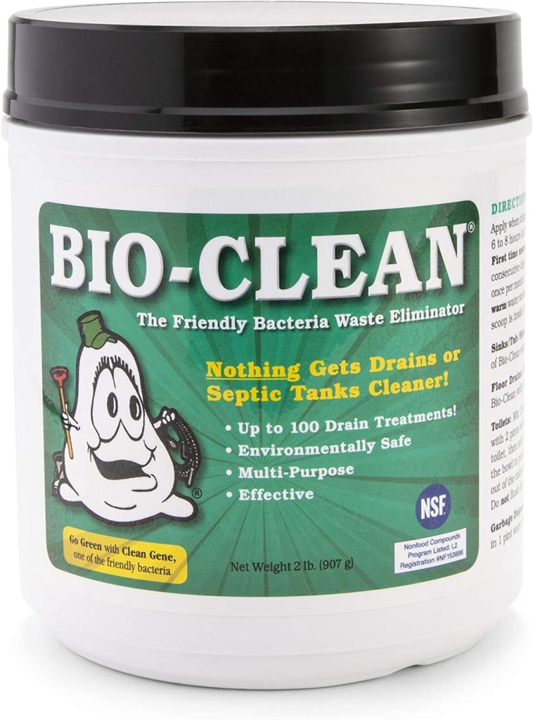 Bio-Clean Natural Drain Cleaner 2lb - Enzyme-Based, Eco-Friendly, 100 Treatments, Safe for Septic Tanks & Grease Traps