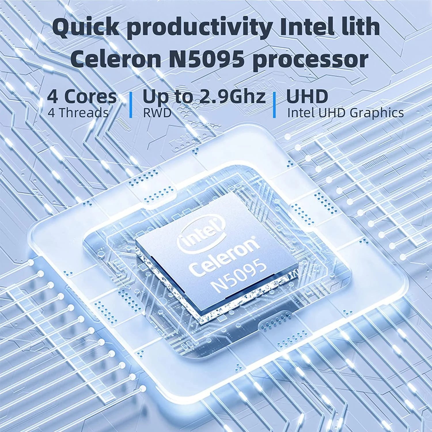SGIN 15.6 in Laptop 12GB DDR4 512GB SSD Windows 11 with Intel Celeron N5095A Full HD 1920x1080