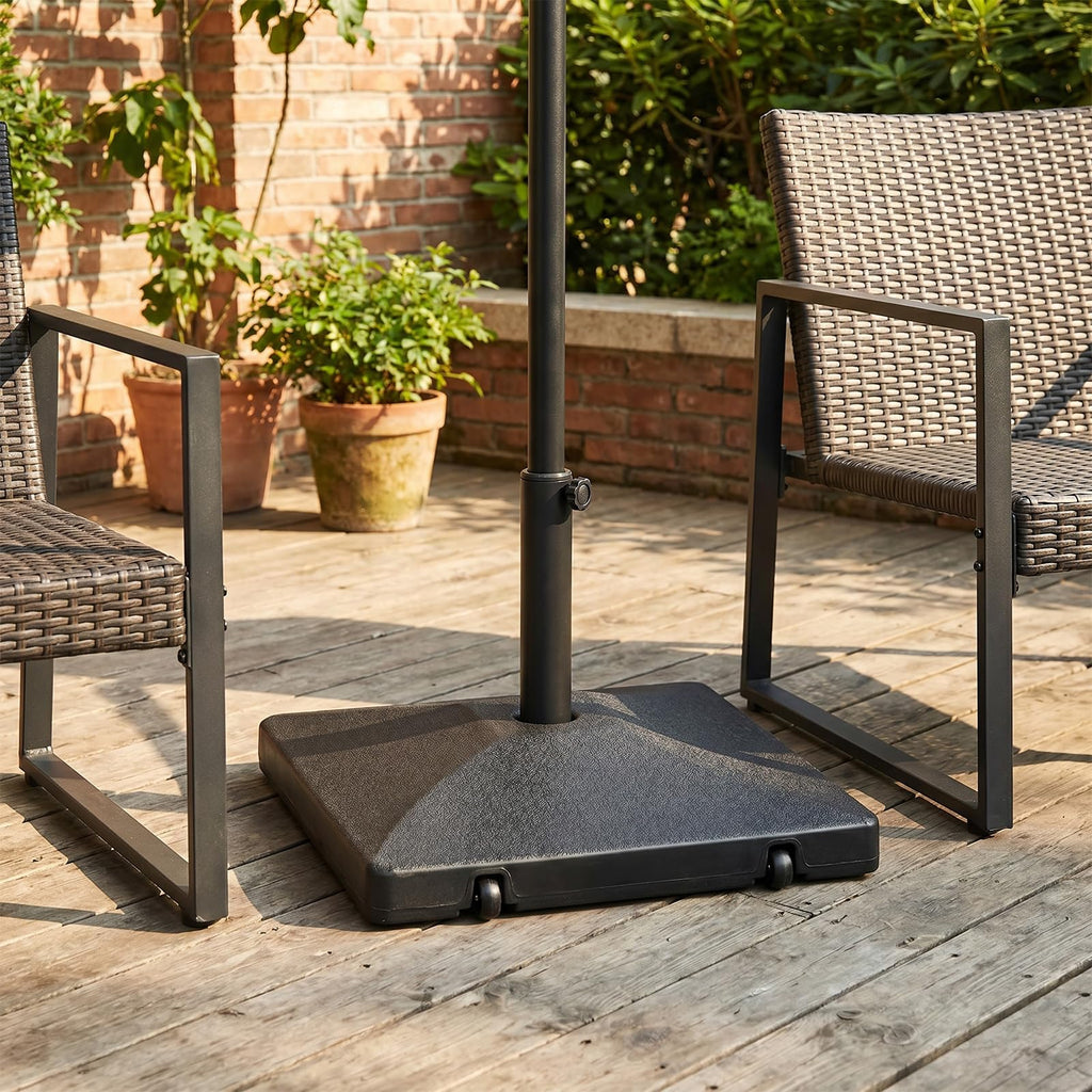 Tangkula 90 lbs Umbrella Base with Wheels