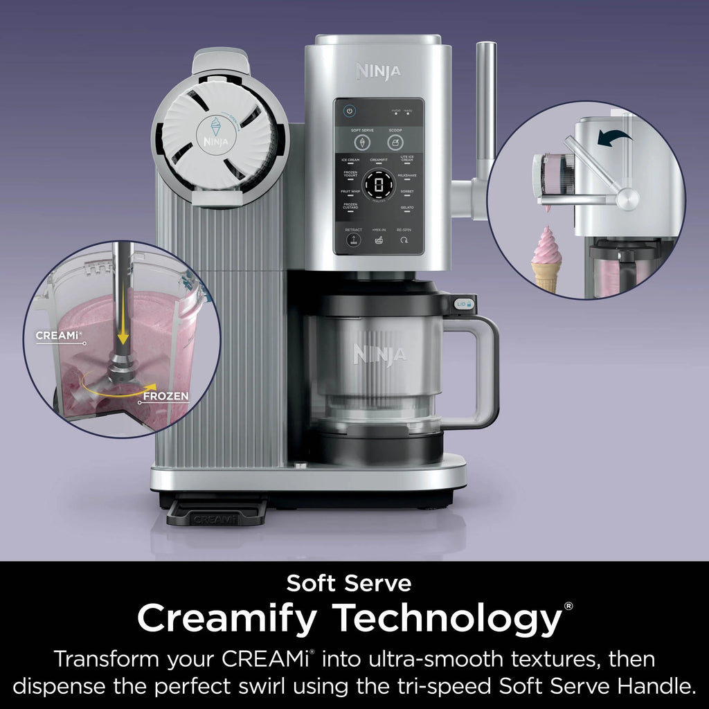 Ninja Swirl? by Creami? Soft Serve and Ice Cream Maker, 13 One - Touch Programs, NC701