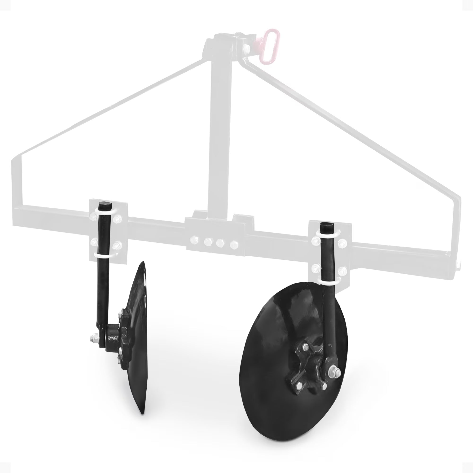 Field Tuff 43 in Disc Cultivator Garden Bedder Hiller for 3 Point Tractor