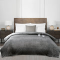 Full Heated Blanket Gray - Brookstone