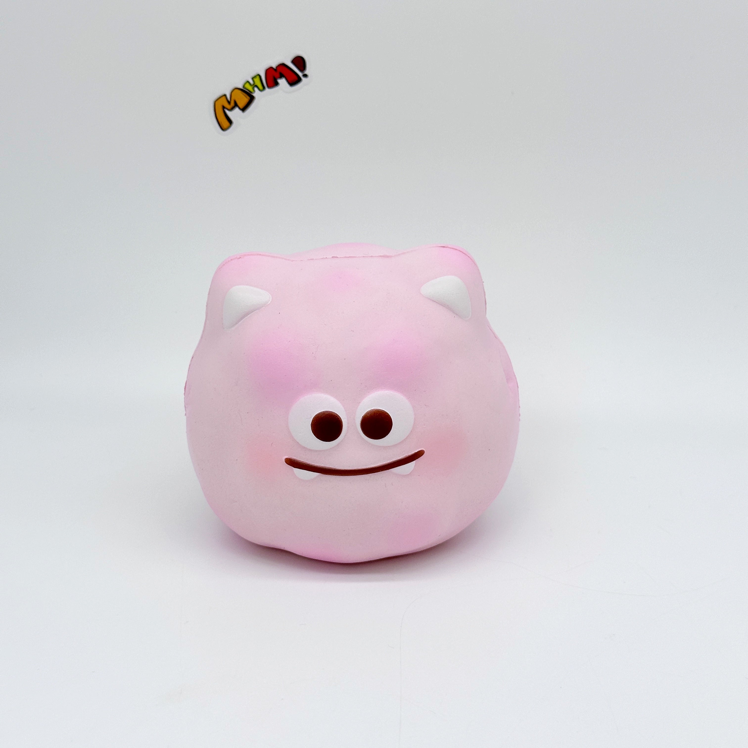 Cute little monster cotton candy, stress-relieving toy squishy