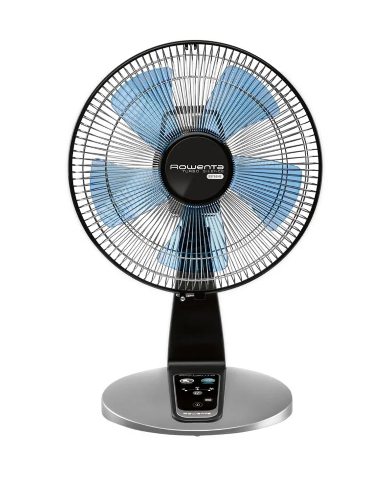 Rowenta Turbo Silence Standing Floor Fan with Remote, 53 in, Portable, 5 Speeds, VU5670