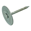 1" Square Cap Roofing Nails, Ring Shank, 50 lb Box (12 Gauge)