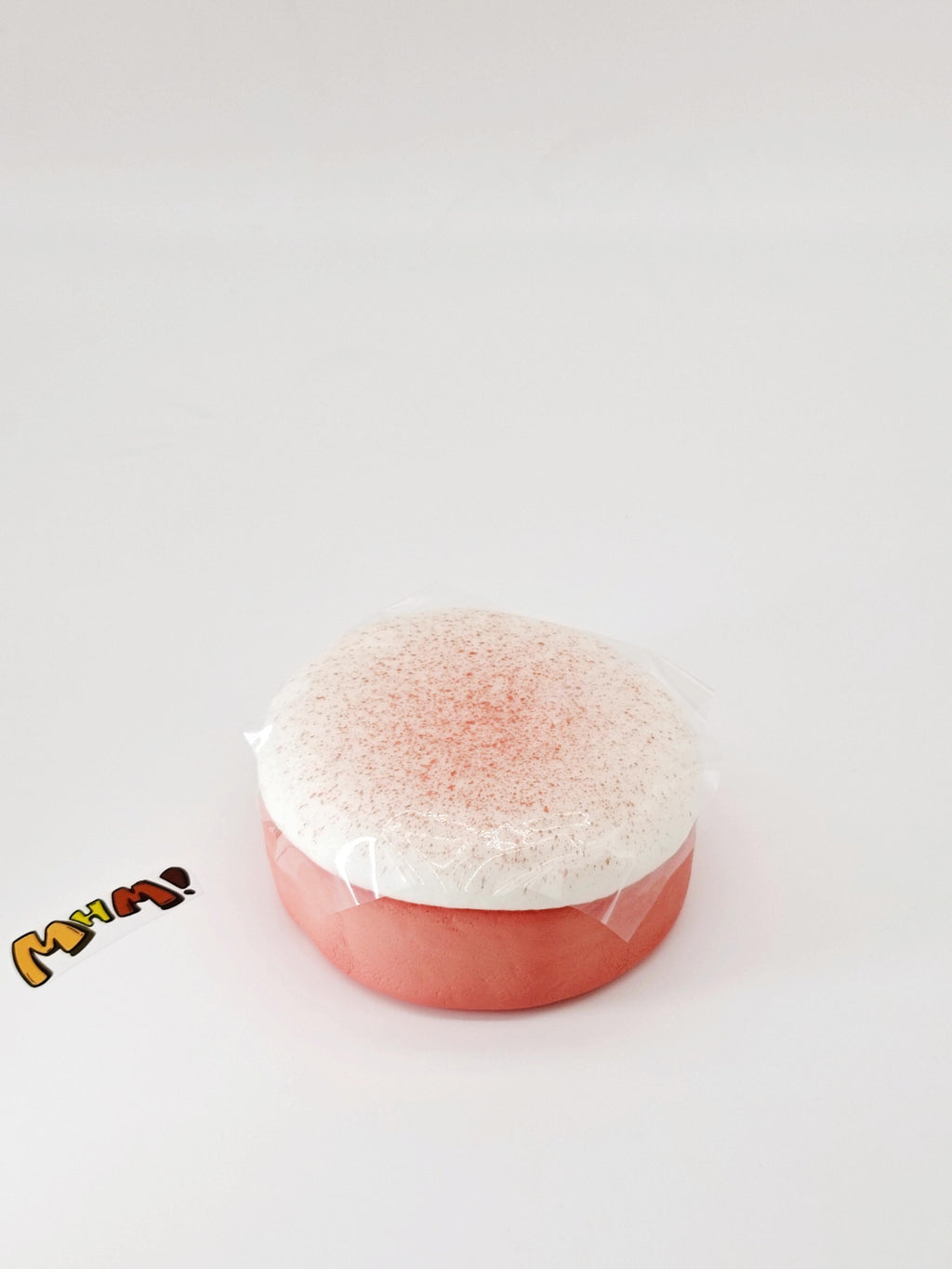 White Peach Oolong Roll Squishy - Sticky & Soft Swiss Cake Toy | Scented Tea Dessert Fidget