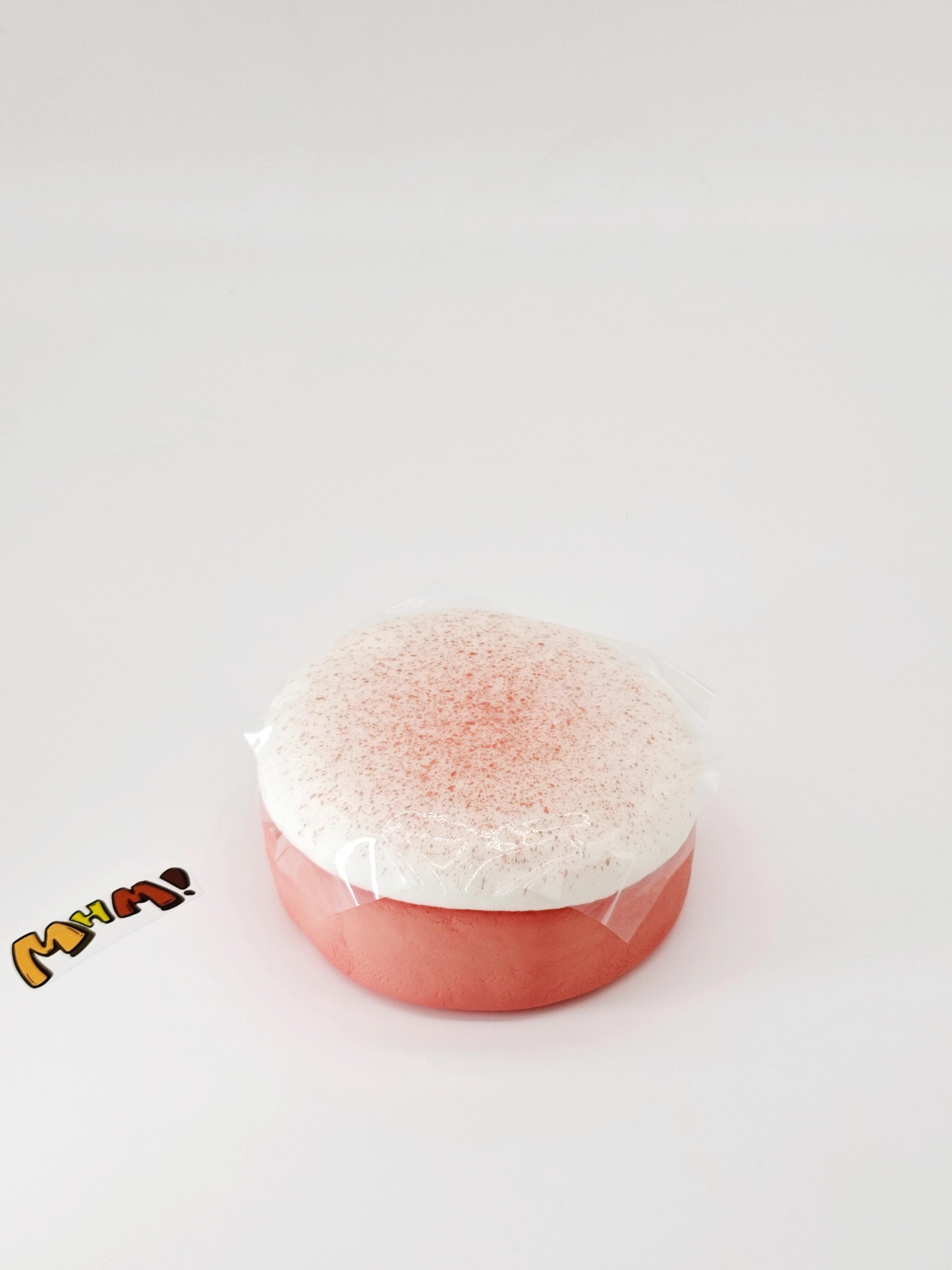 White Peach Oolong Roll Squishy - Sticky & Soft Swiss Cake Toy | Scented Tea Dessert Fidget