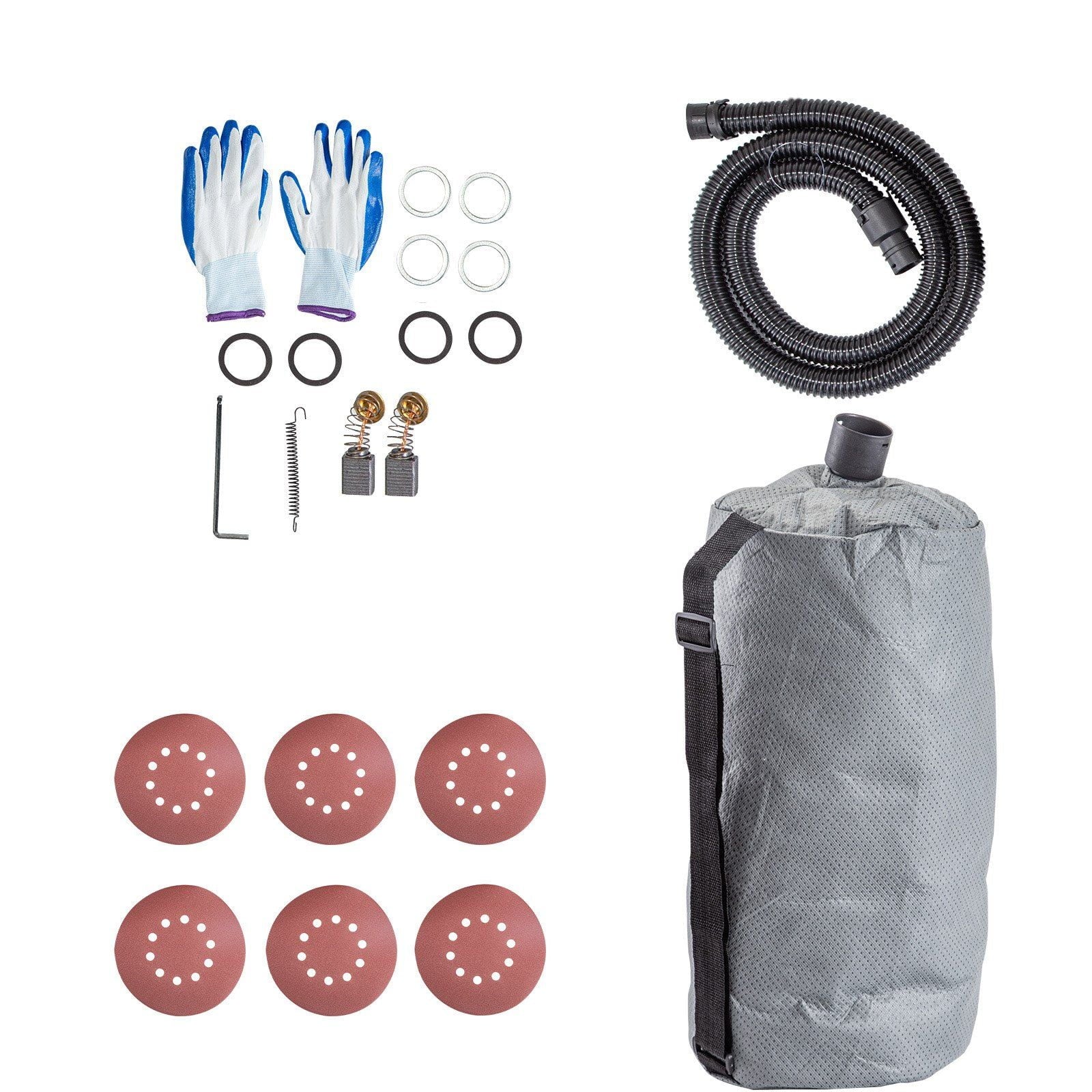 Drywall Sander 850W, Electric Drywall Sander, Electric Sander, with LED Strip Light and Vacuum Bag, Variable Speed 800 - 1750 RPM, Foldable Sheetrock Sander, with Telescope Handle, Wall Sander